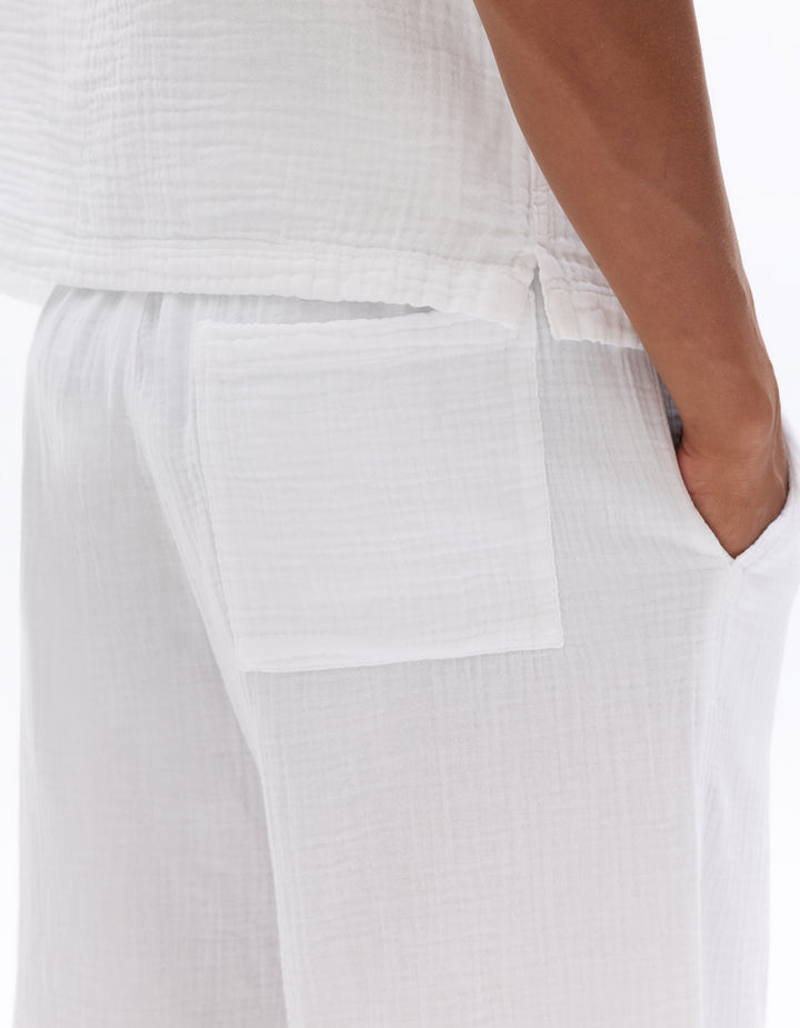 Bermuda shorts  100% cotton gauze