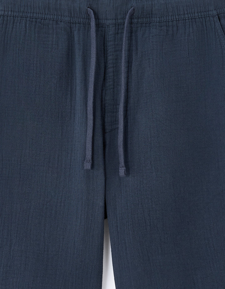 Bermuda shorts  100% cotton gauze