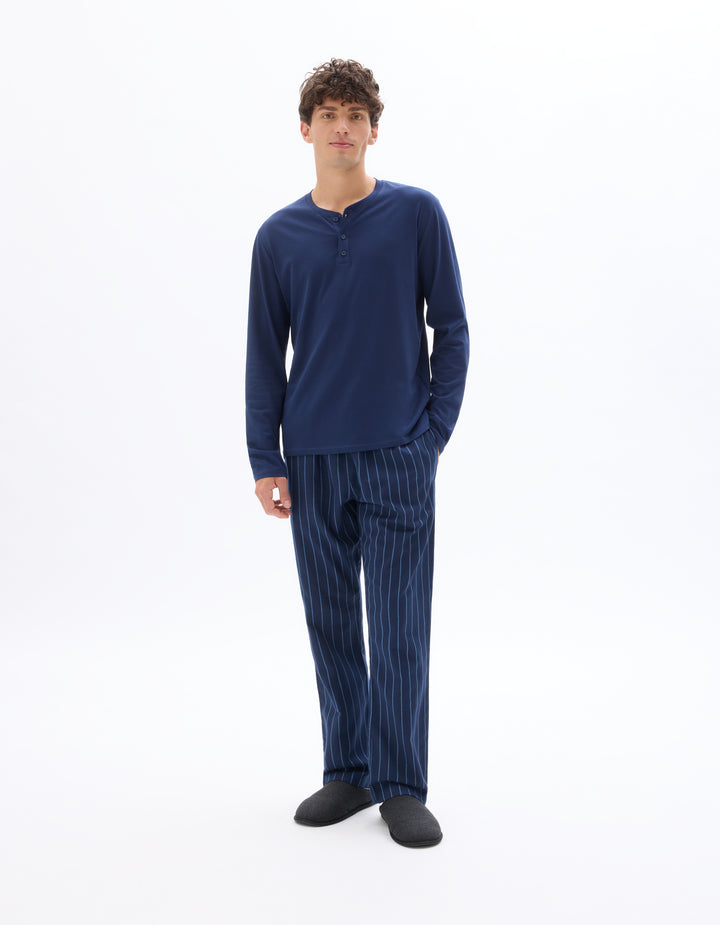 Men - Knitted - Pyjama (Top + Pants) BAS 6204623990