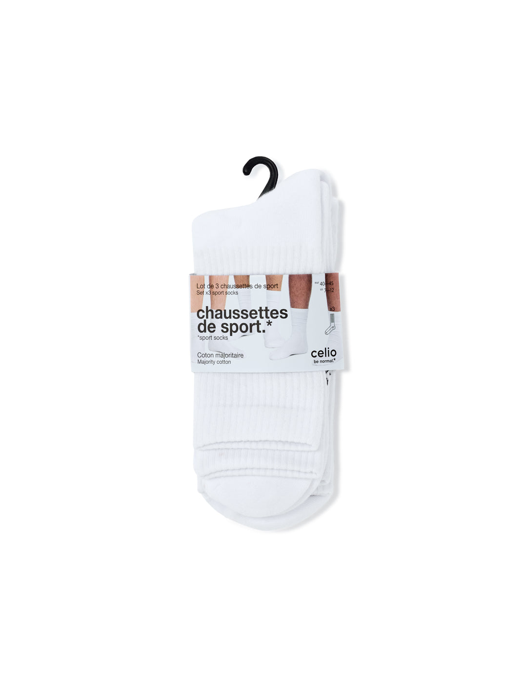 Pack of 3 pairs of sports socks
