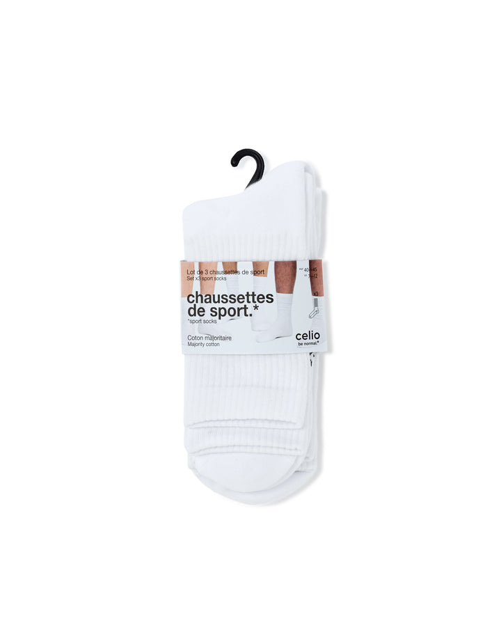 Pack of 3 pairs of sports socks