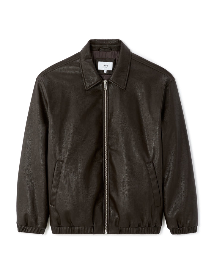 Faux suede jacket