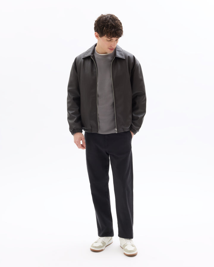 Faux suede jacket
