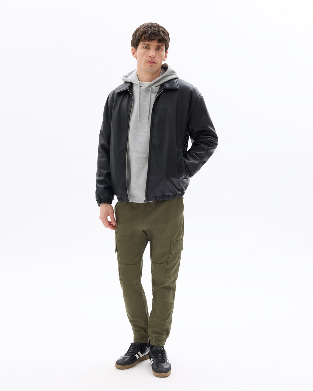 Faux suede jacket
