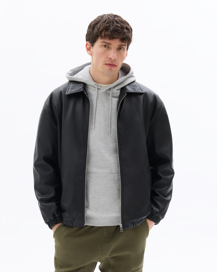 Faux suede jacket