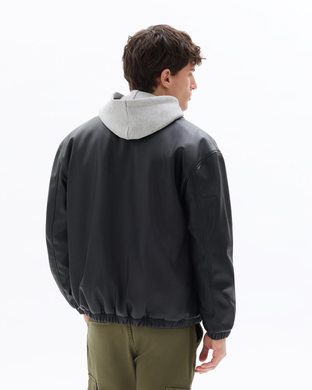 Faux suede jacket