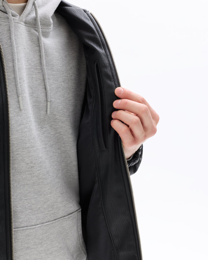 Faux suede jacket