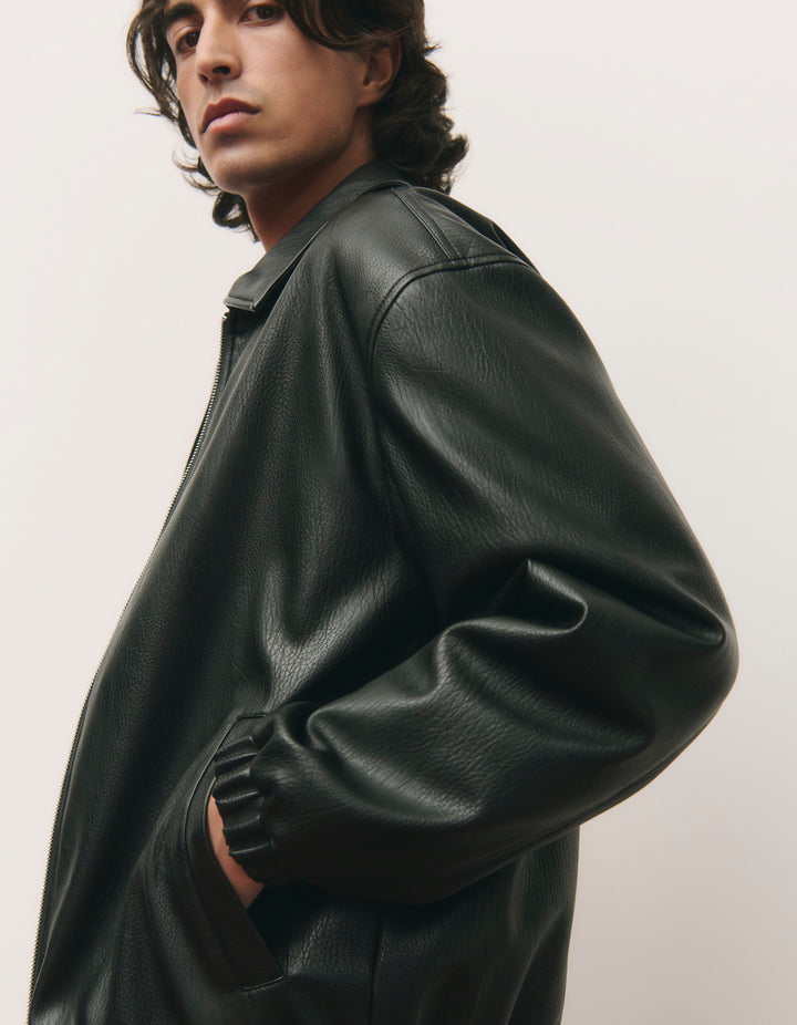 Faux suede jacket
