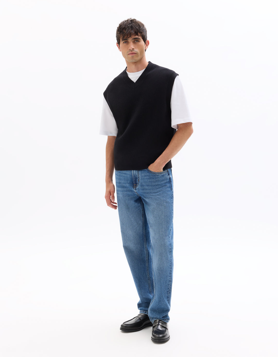 Loose-fitting jeans  100% cotton