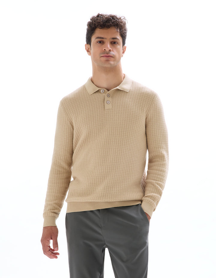 Men - Knitted - Cardigan/Sweater - Long sleeves
