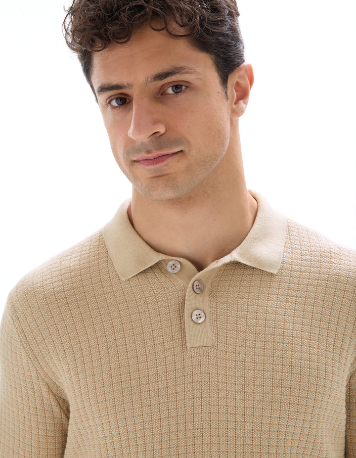 Men - Knitted - Cardigan/Sweater - Long sleeves