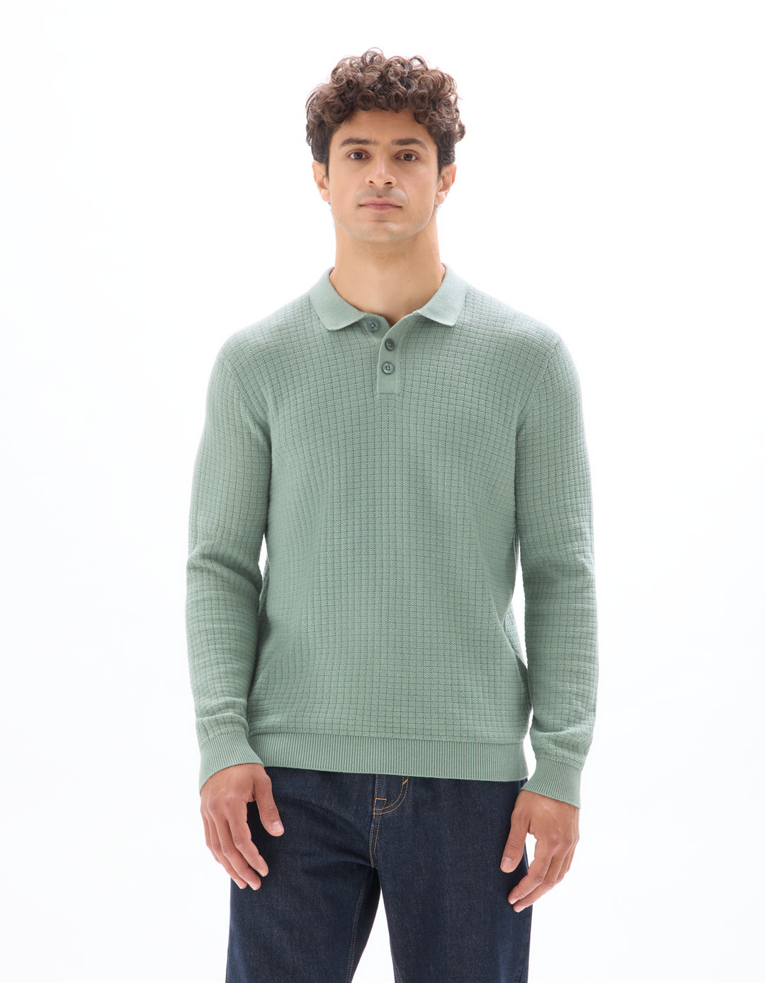 Men - Knitted - Cardigan/Sweater - Long sleeves