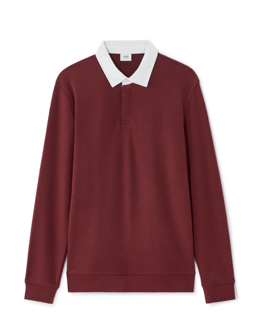 Men - Knitted - Polo Shirt - Long sleeves