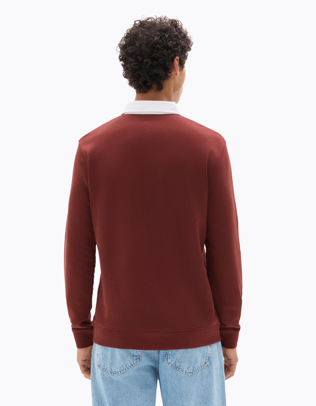 Men - Knitted - Polo Shirt - Long sleeves