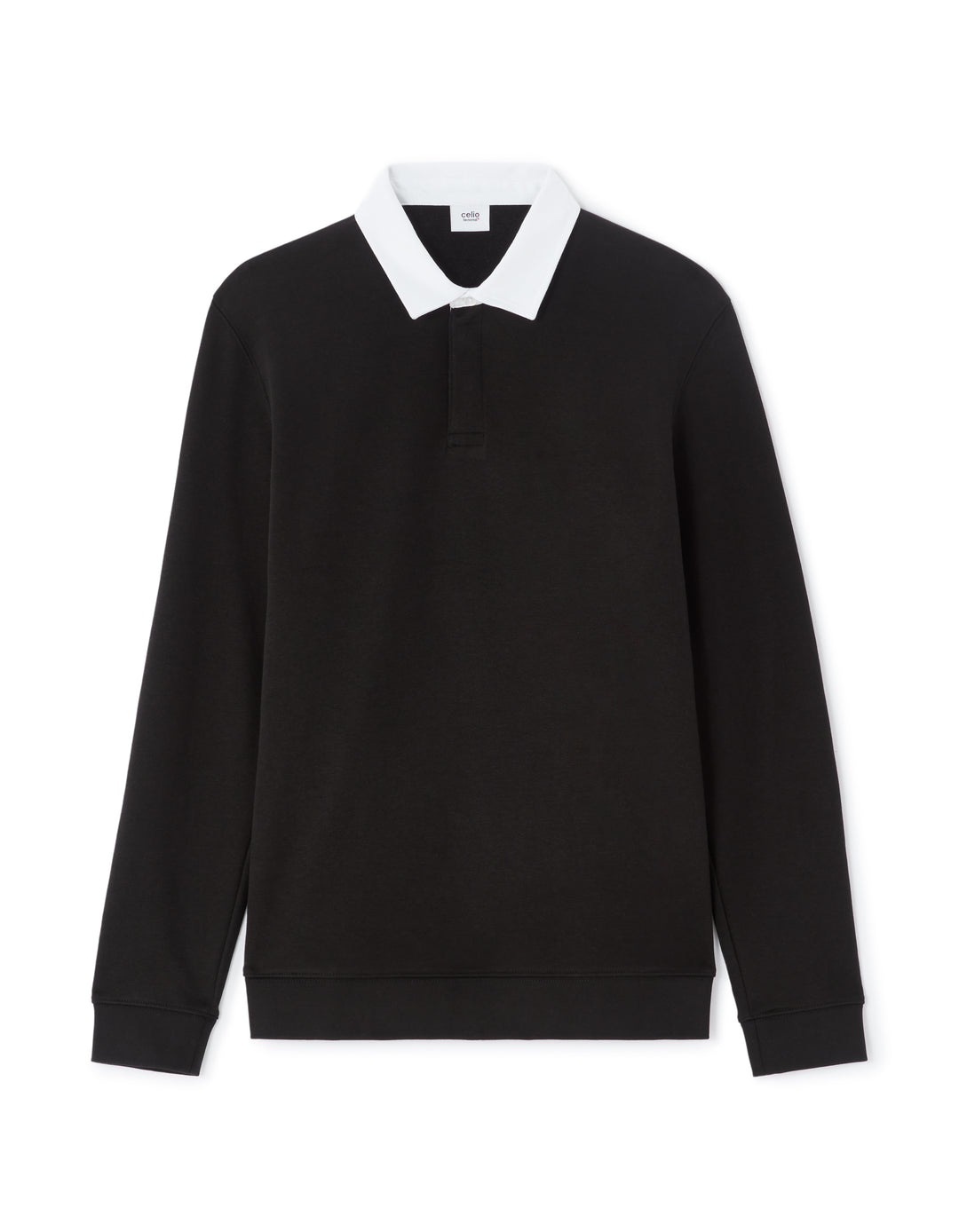 Men - Knitted - Polo Shirt - Long sleeves