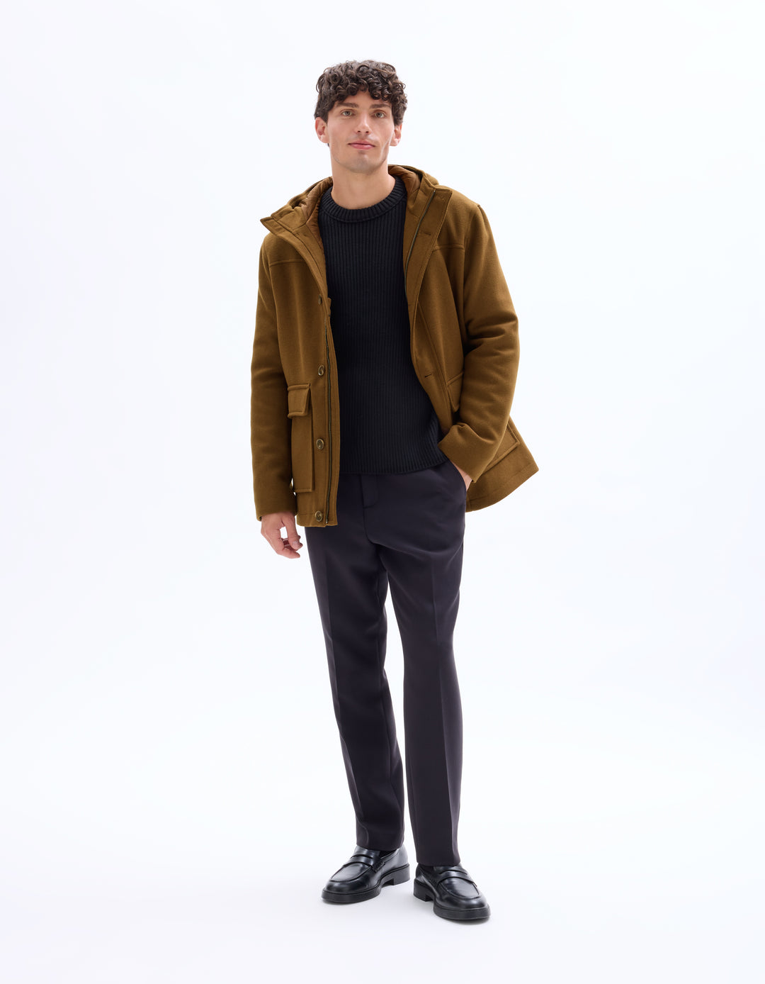 Men - Woven - Coat/Pea jacket/Cape