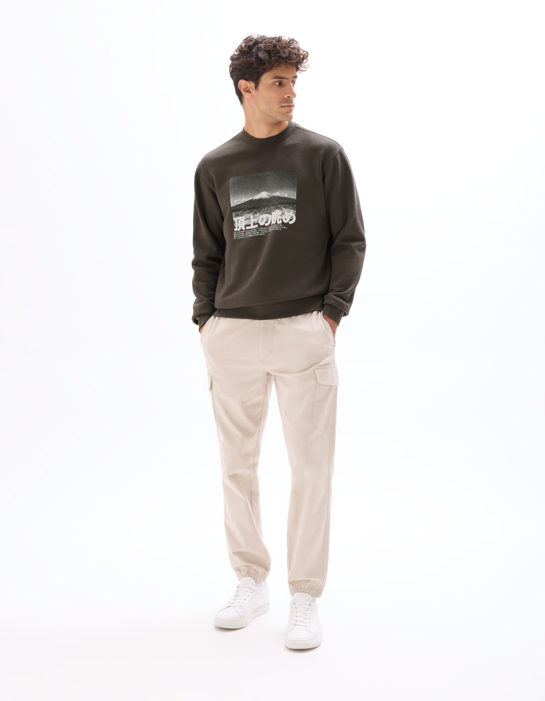 Unisex - Knitted - Sweatshirt - Long sleeves - Fleece fabric