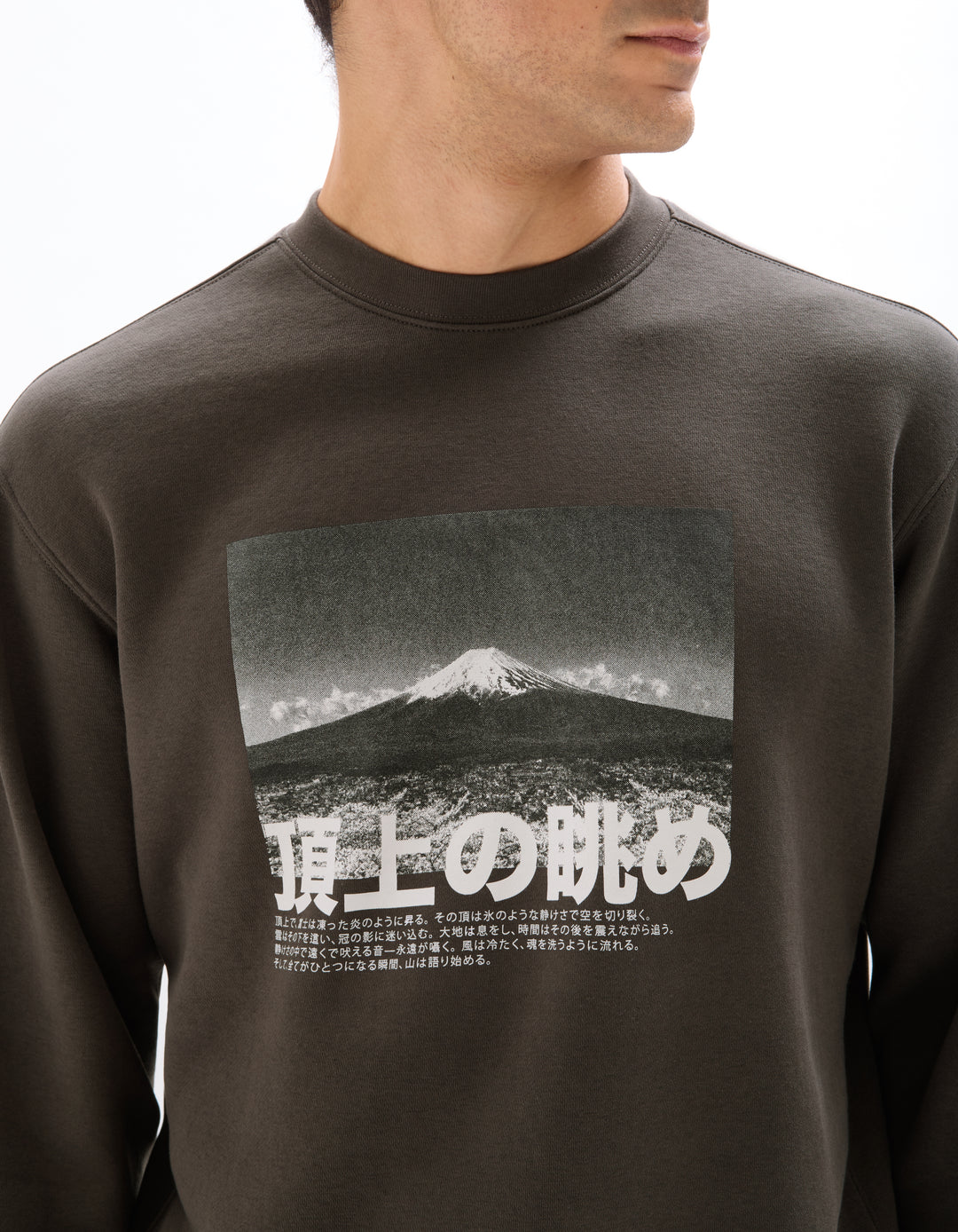 Unisex - Knitted - Sweatshirt - Long sleeves - Fleece fabric