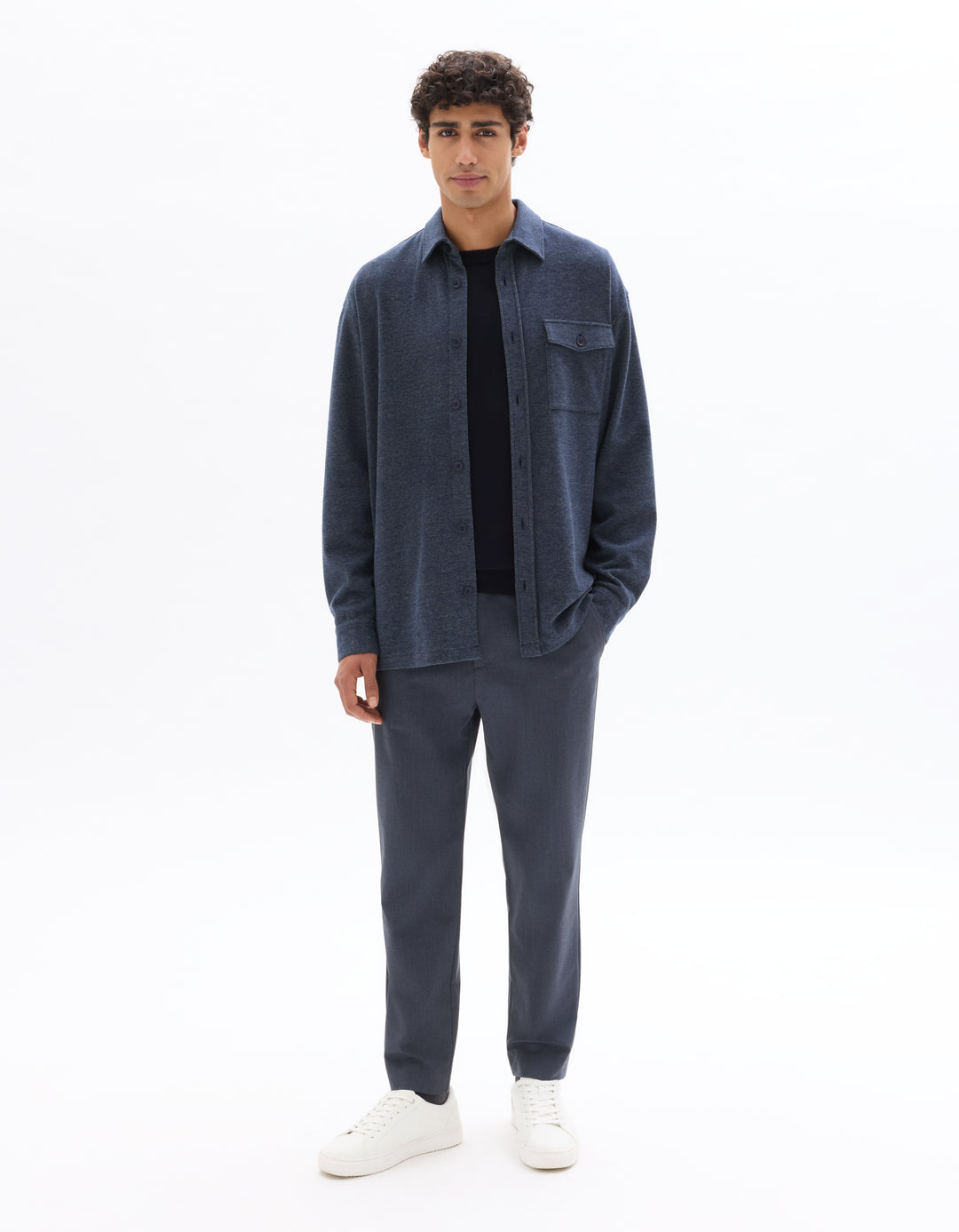 Men - Knit - Shirt - Long sleeves