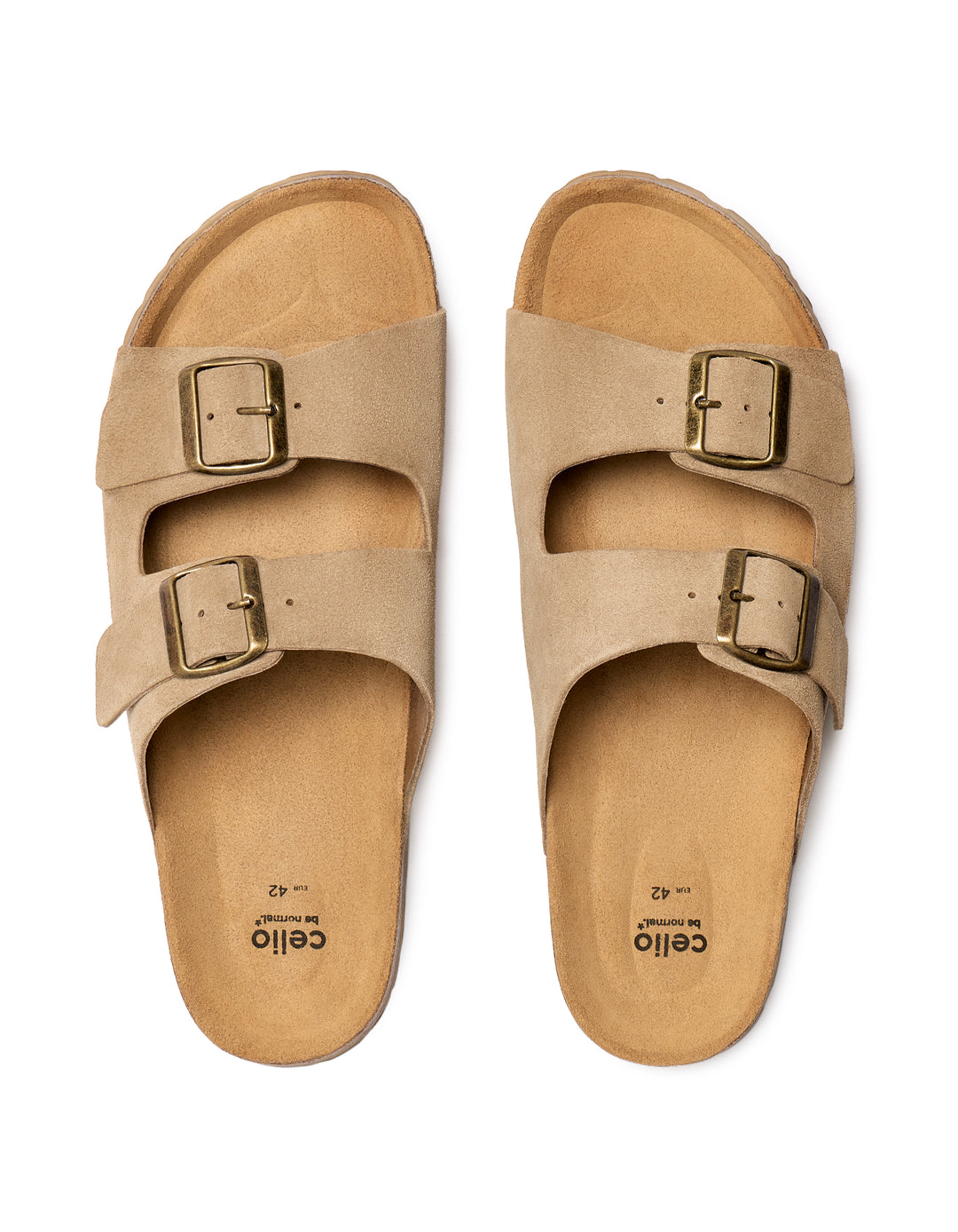 Shoes - rubber/plastic outer soles - leather uppers - cut-outs/straps - Men