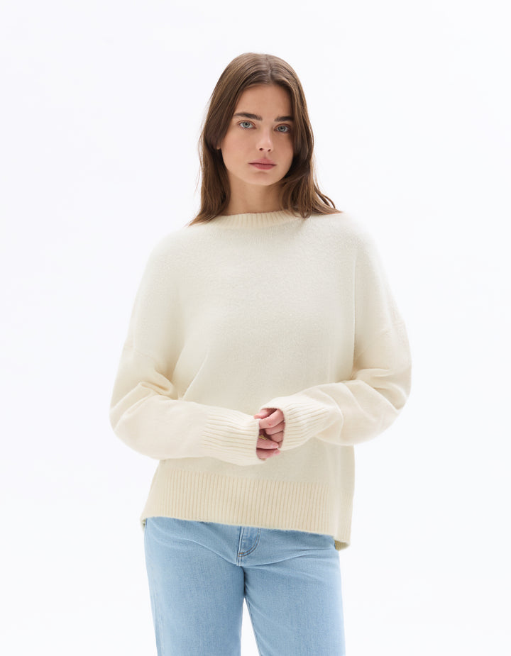 Crew Neck Cosy Knit Sweater