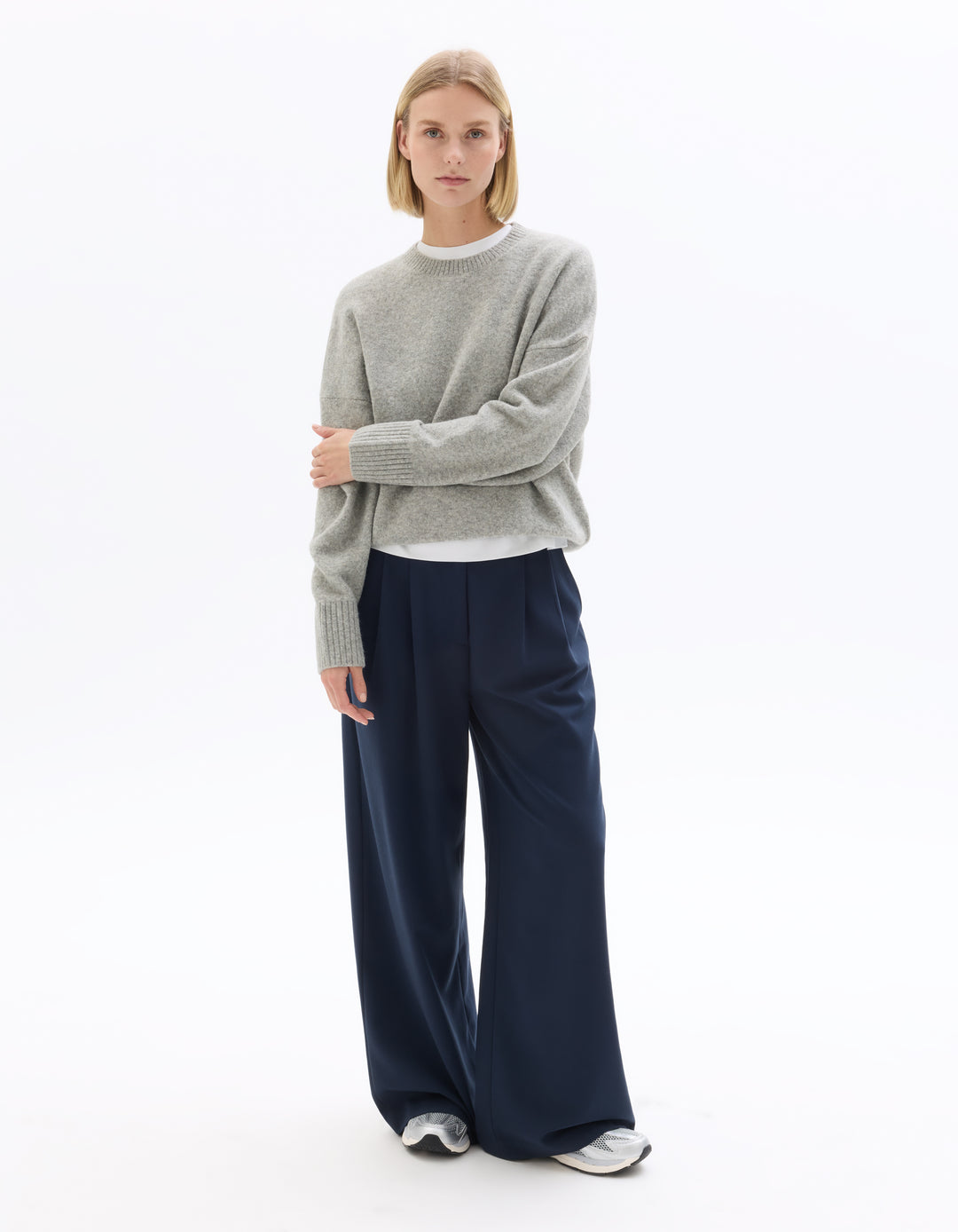 Crew Neck Cosy Knit Sweater