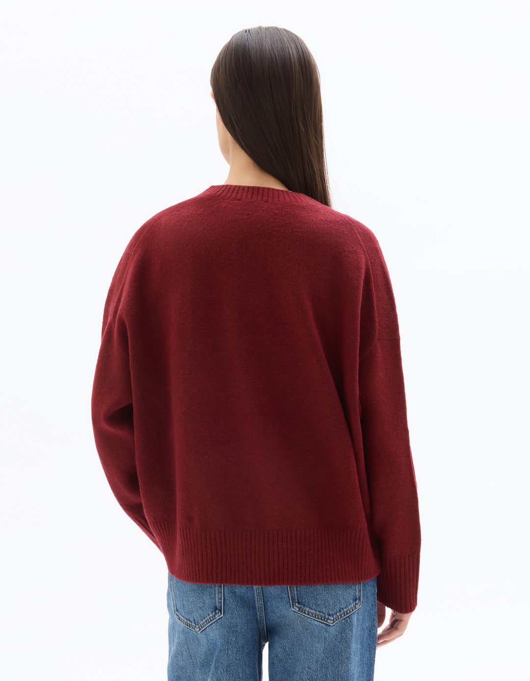 Crew Neck Cosy Knit Sweater