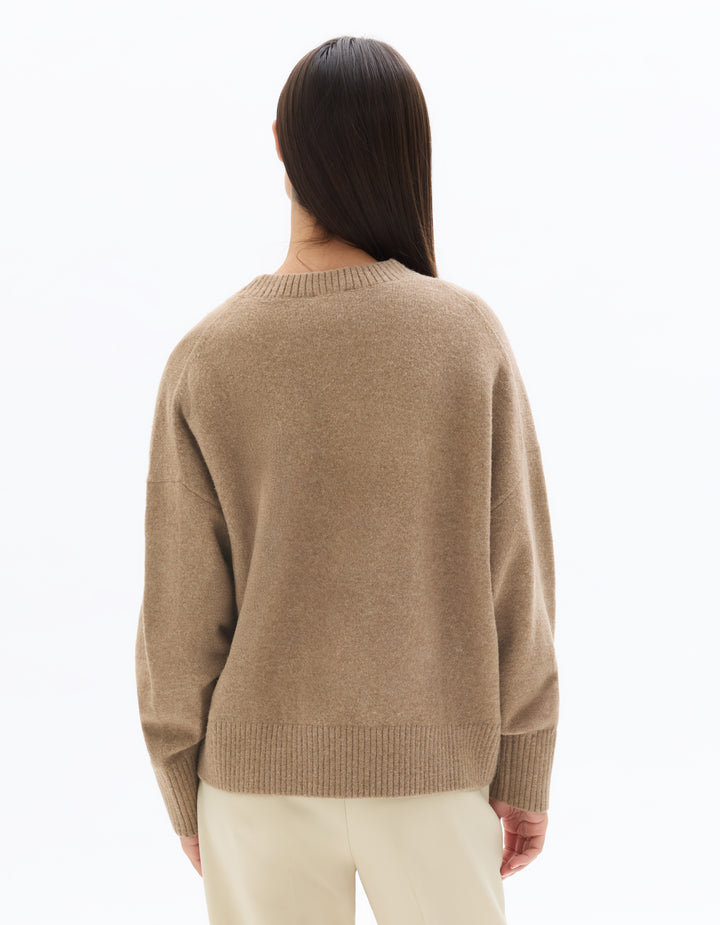 Crew Neck Cosy Knit Sweater