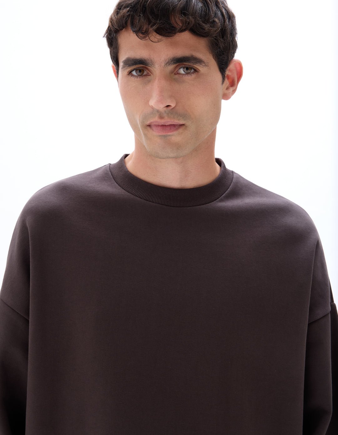 Unisex - Knitted - Sweatshirt - Long sleeves - Fleece fabric