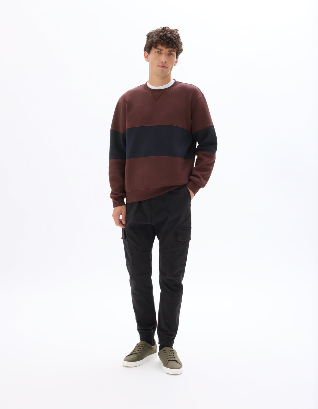 Unisex - Knitted - Sweatshirt - Long sleeves - Fleece fabric