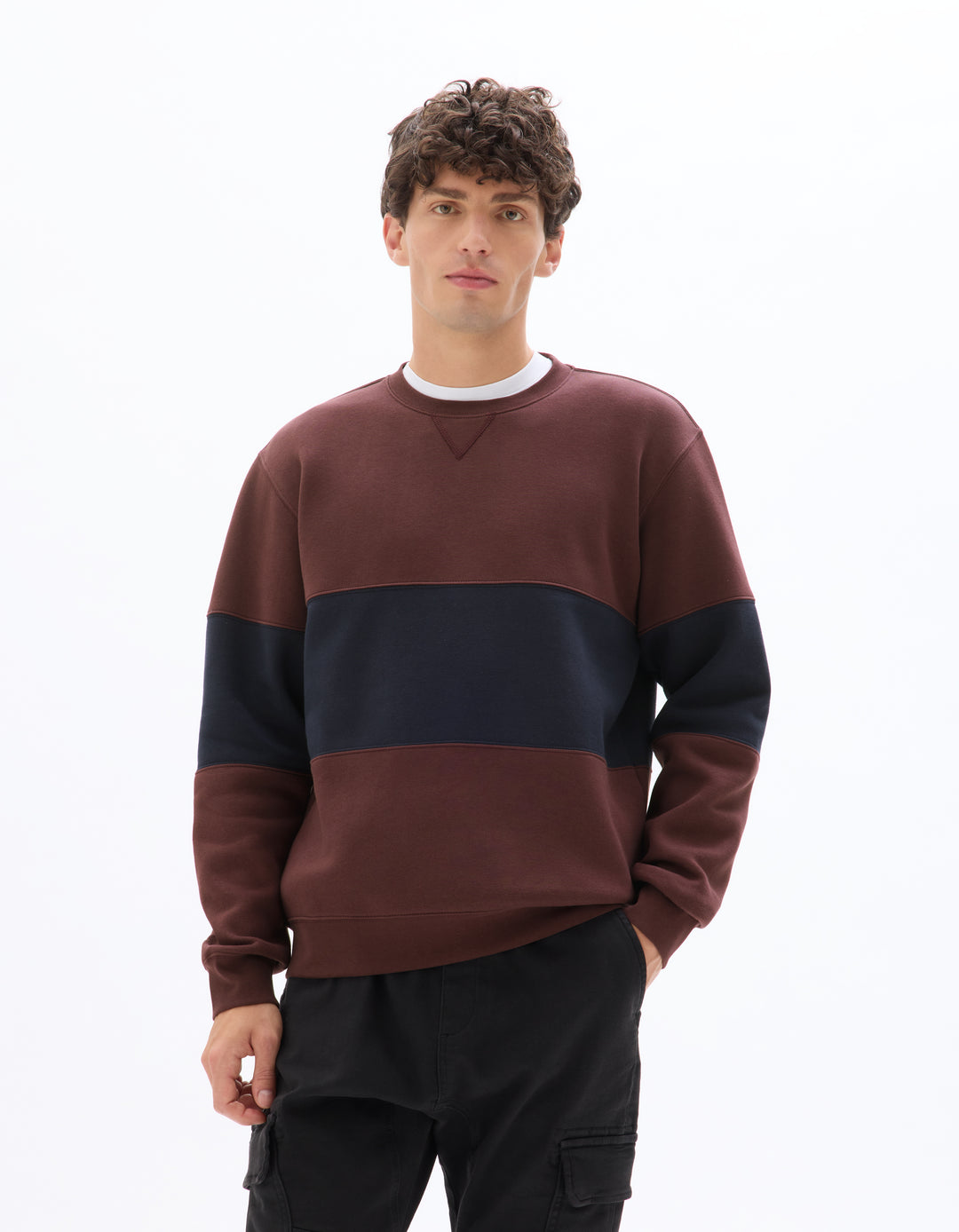 Unisex - Knitted - Sweatshirt - Long sleeves - Fleece fabric