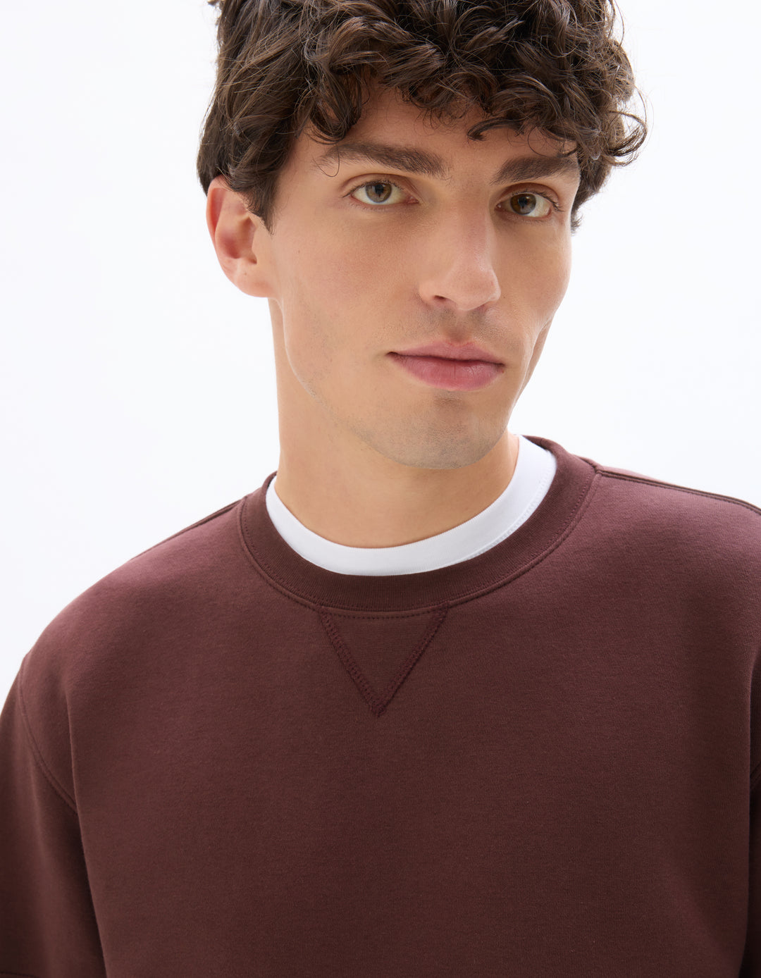 Unisex - Knitted - Sweatshirt - Long sleeves - Fleece fabric