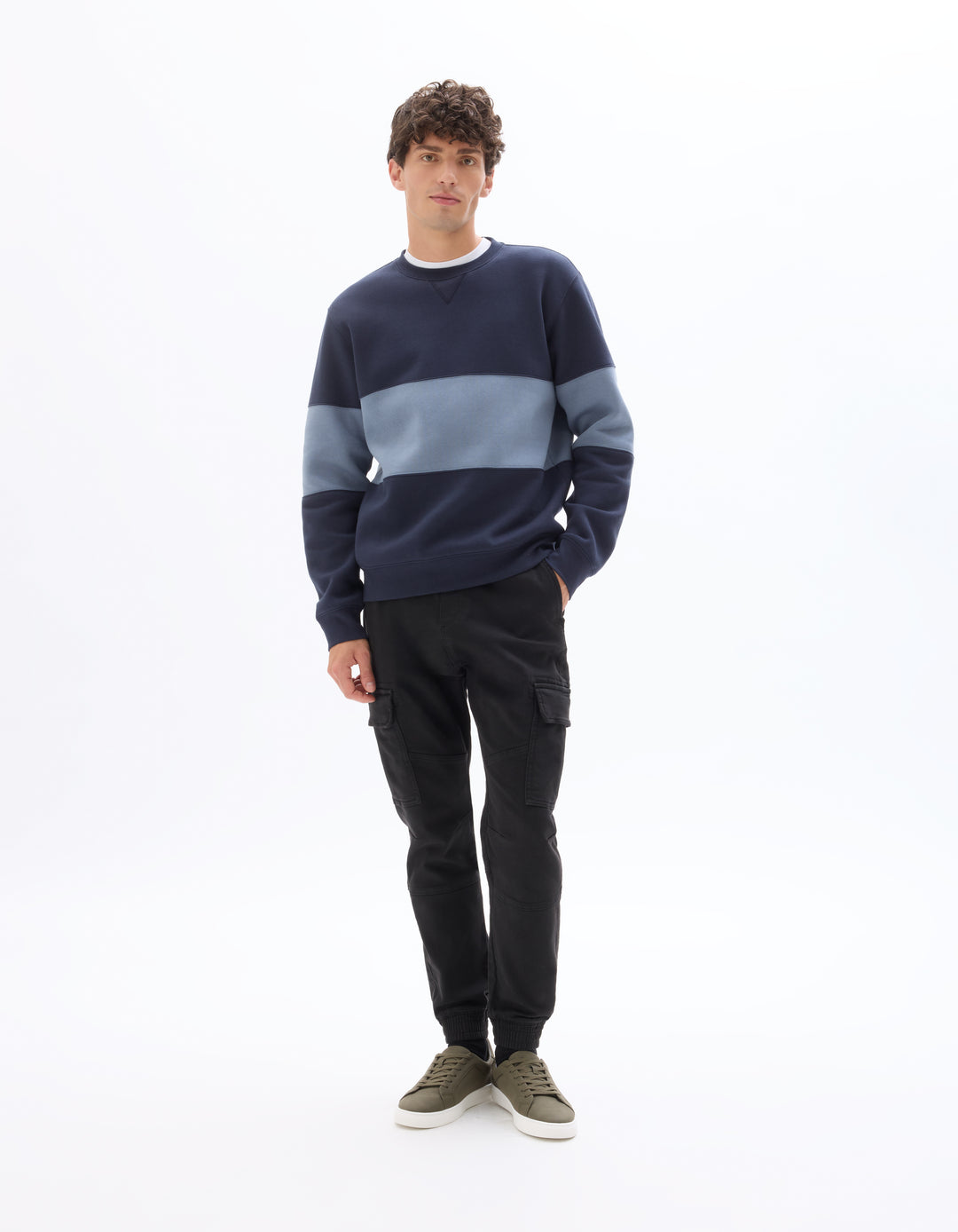 Unisex - Knitted - Sweatshirt - Long sleeves - Fleece fabric