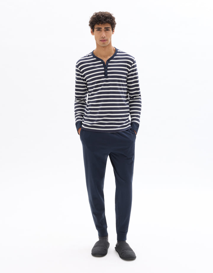 Men - Knitted - Pyjama (Top + Pants)