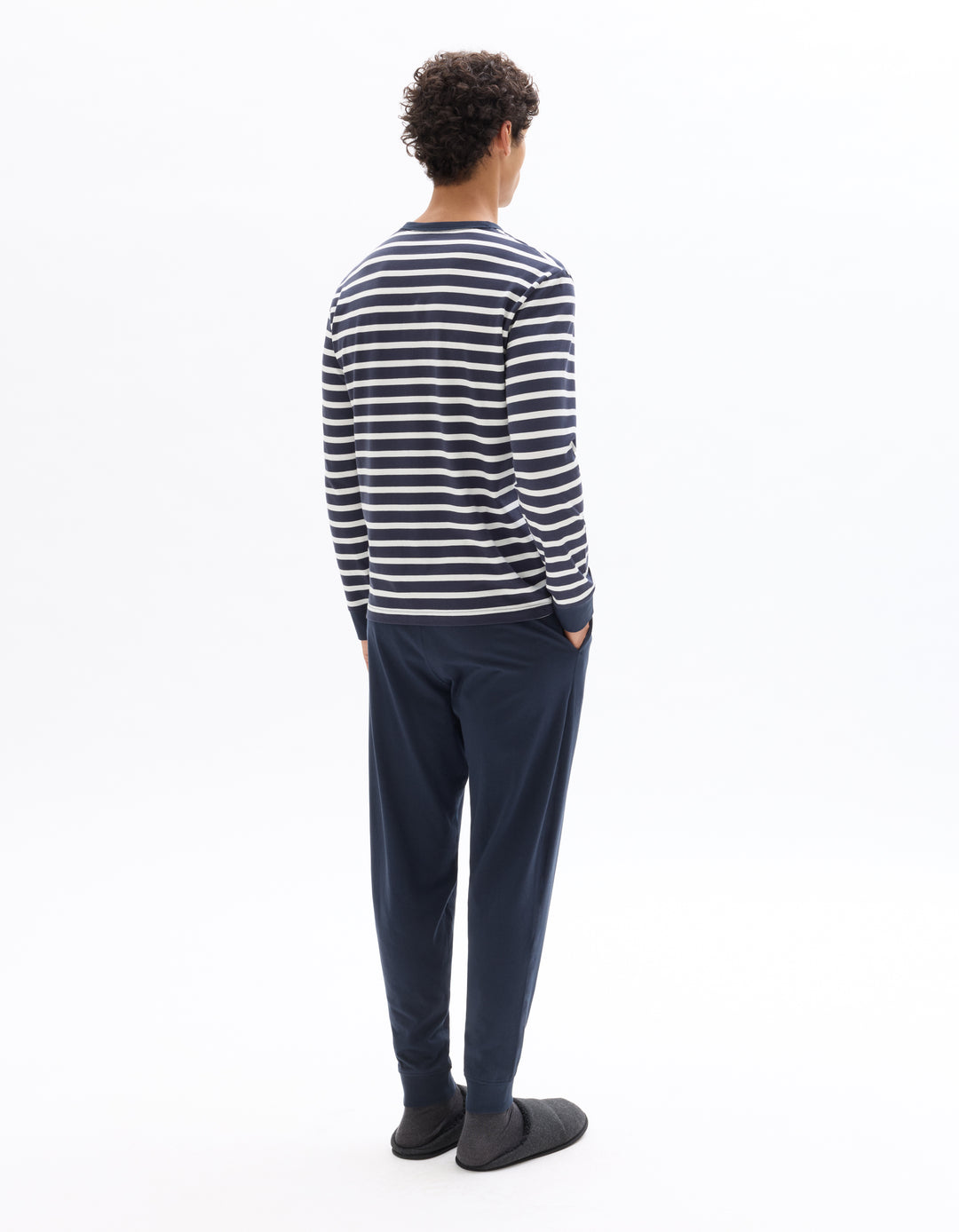 Men - Knitted - Pyjama (Top + Pants)