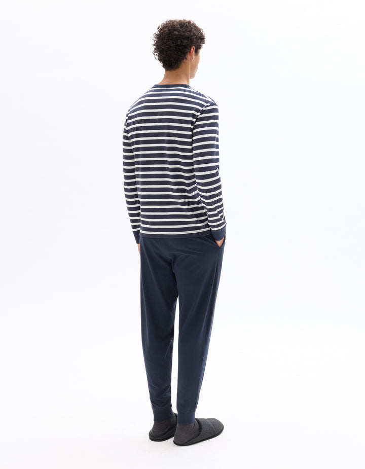 Men - Knitted - Pyjama (Top + Pants)