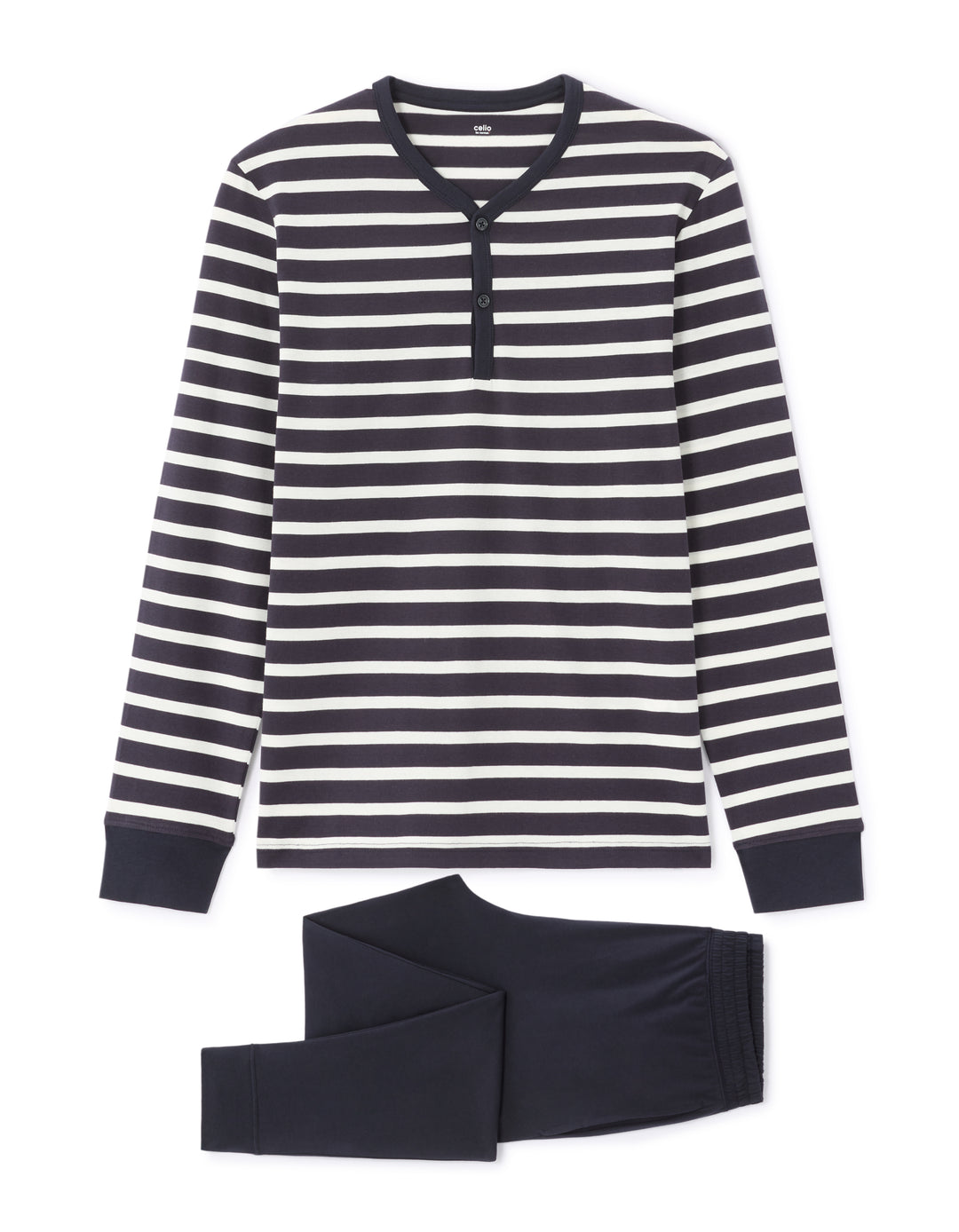 Men - Knitted - Pyjama (Top + Pants)