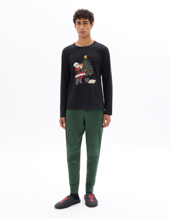 Men - Knitted - Pyjama (Top + Pants) 6104620000