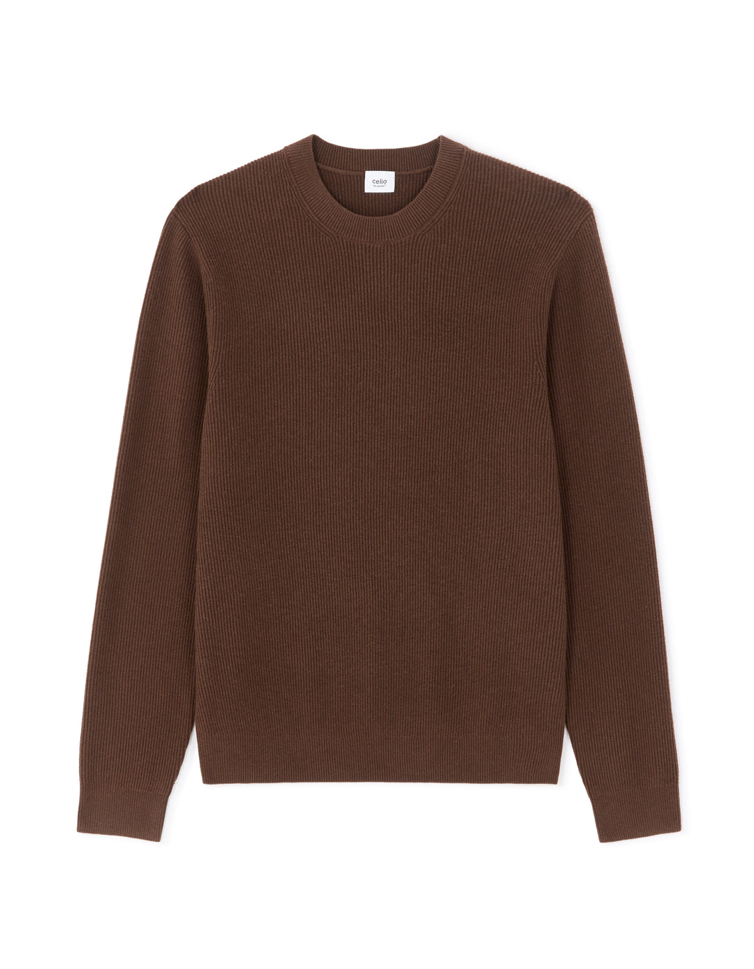 Ribbed Round Neck Sweater