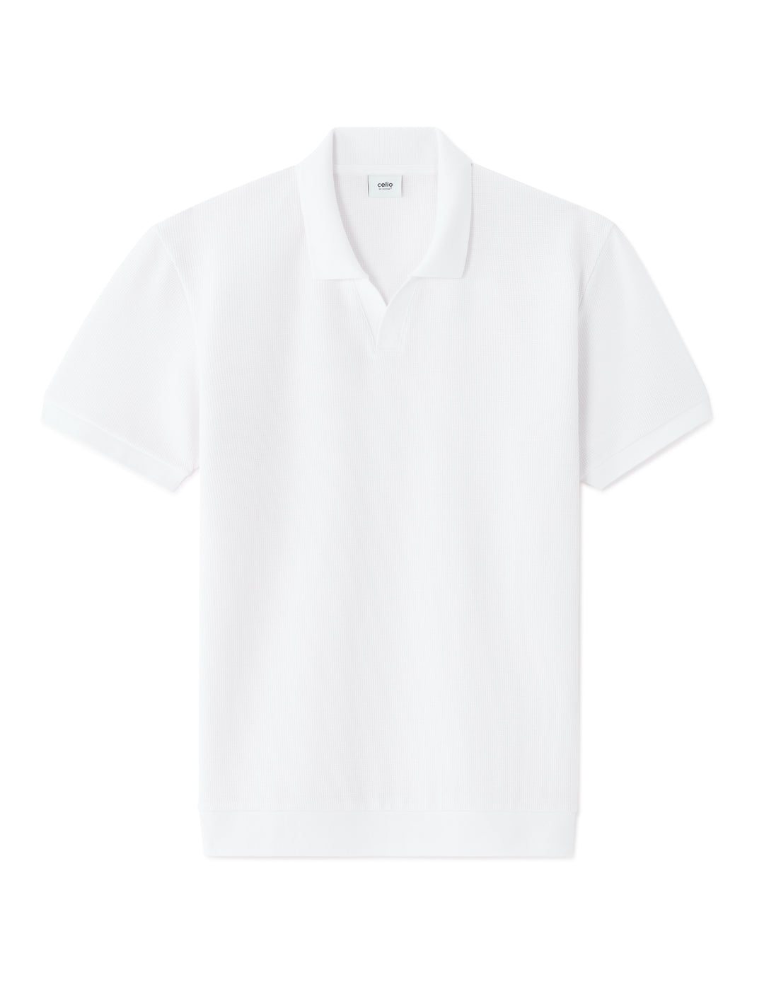 Men - Knitted - Polo Shirt - Short sleeves