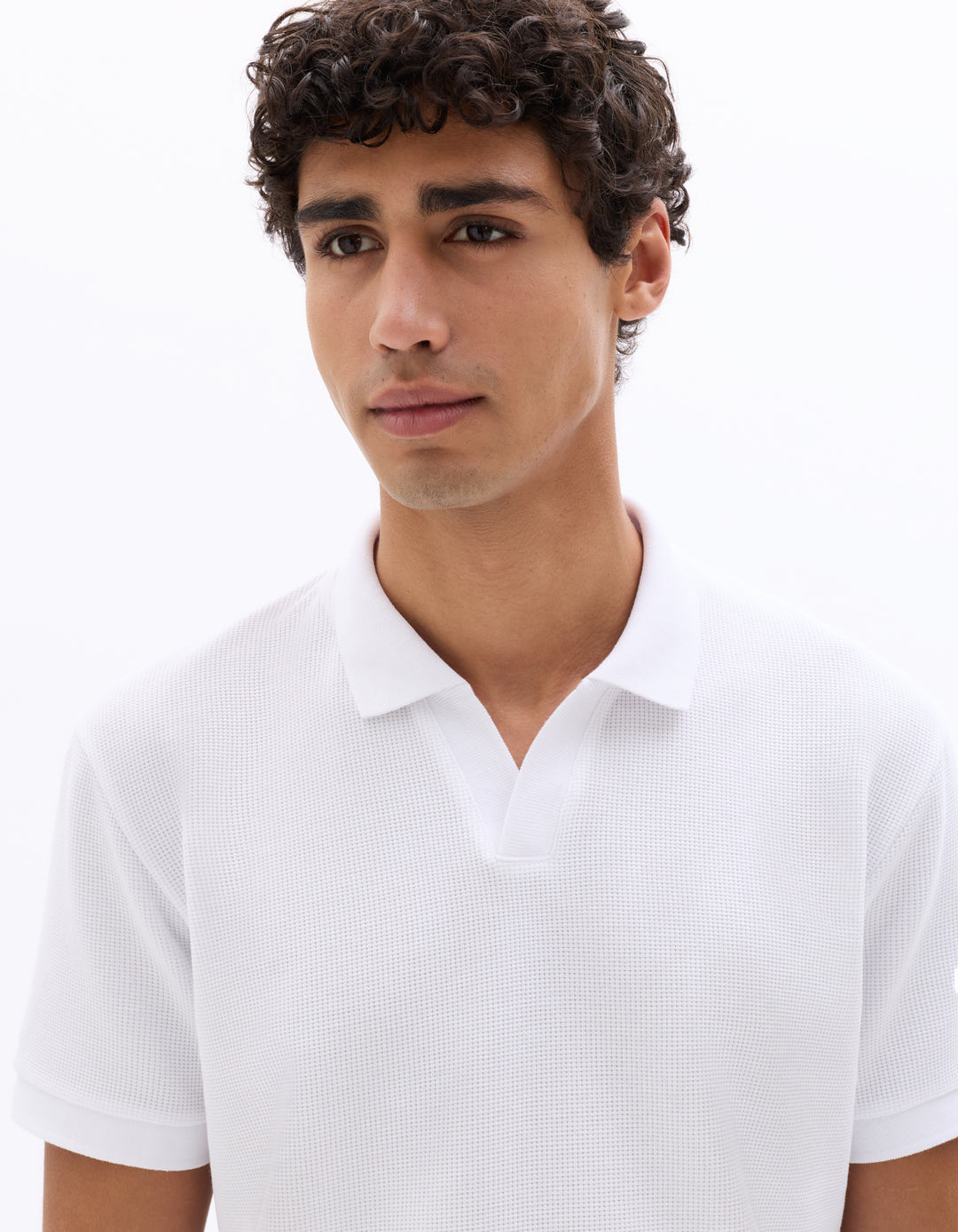 Men - Knitted - Polo Shirt - Short sleeves