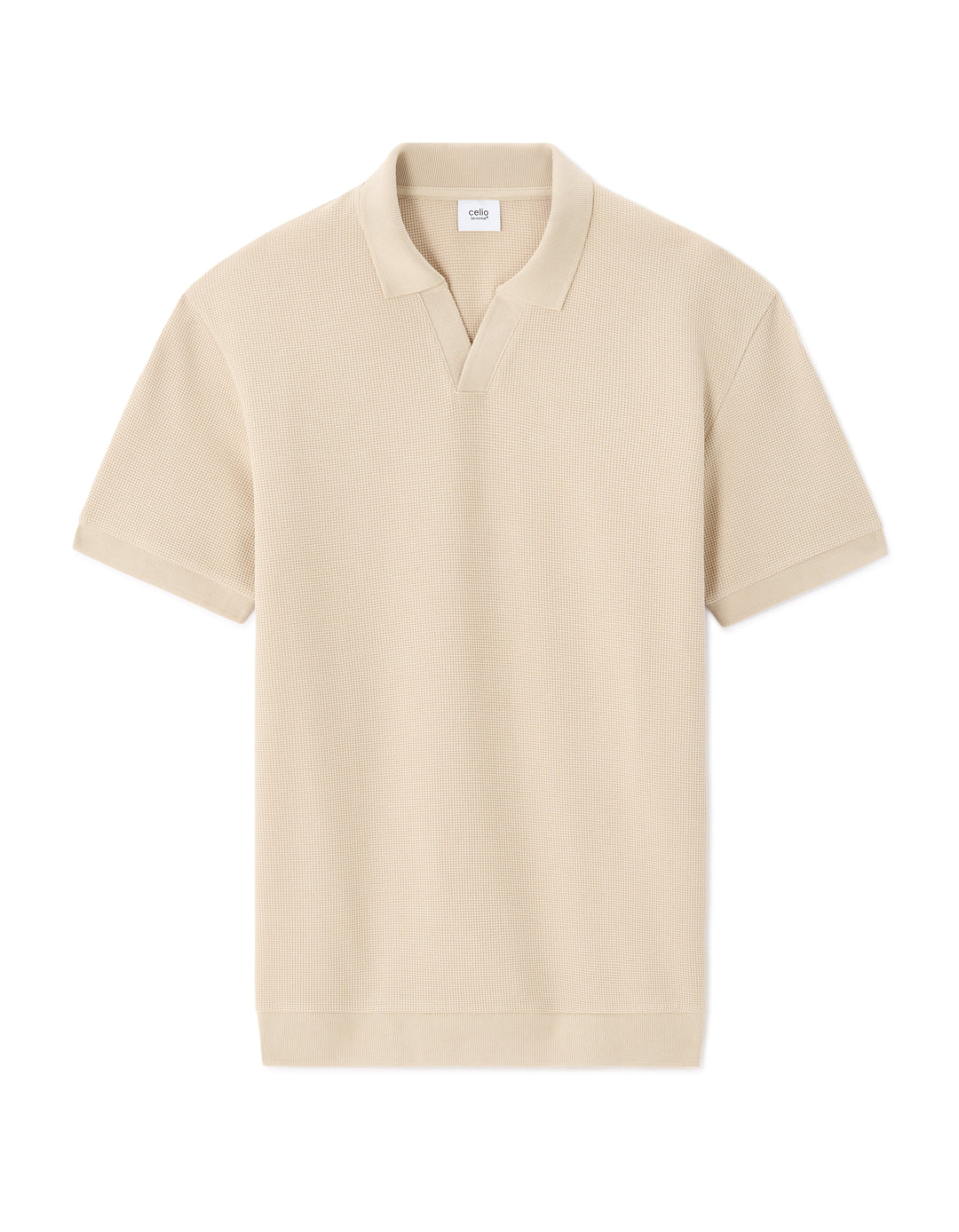 Men - Knitted - Polo Shirt - Short sleeves
