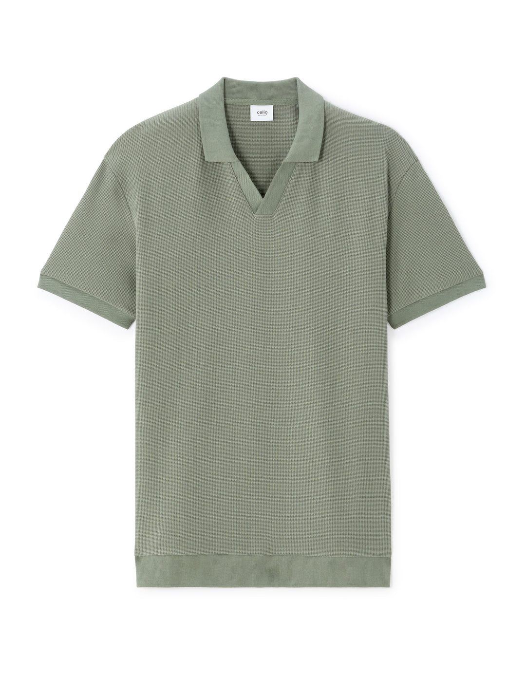 Men - Knitted - Polo Shirt - Short sleeves
