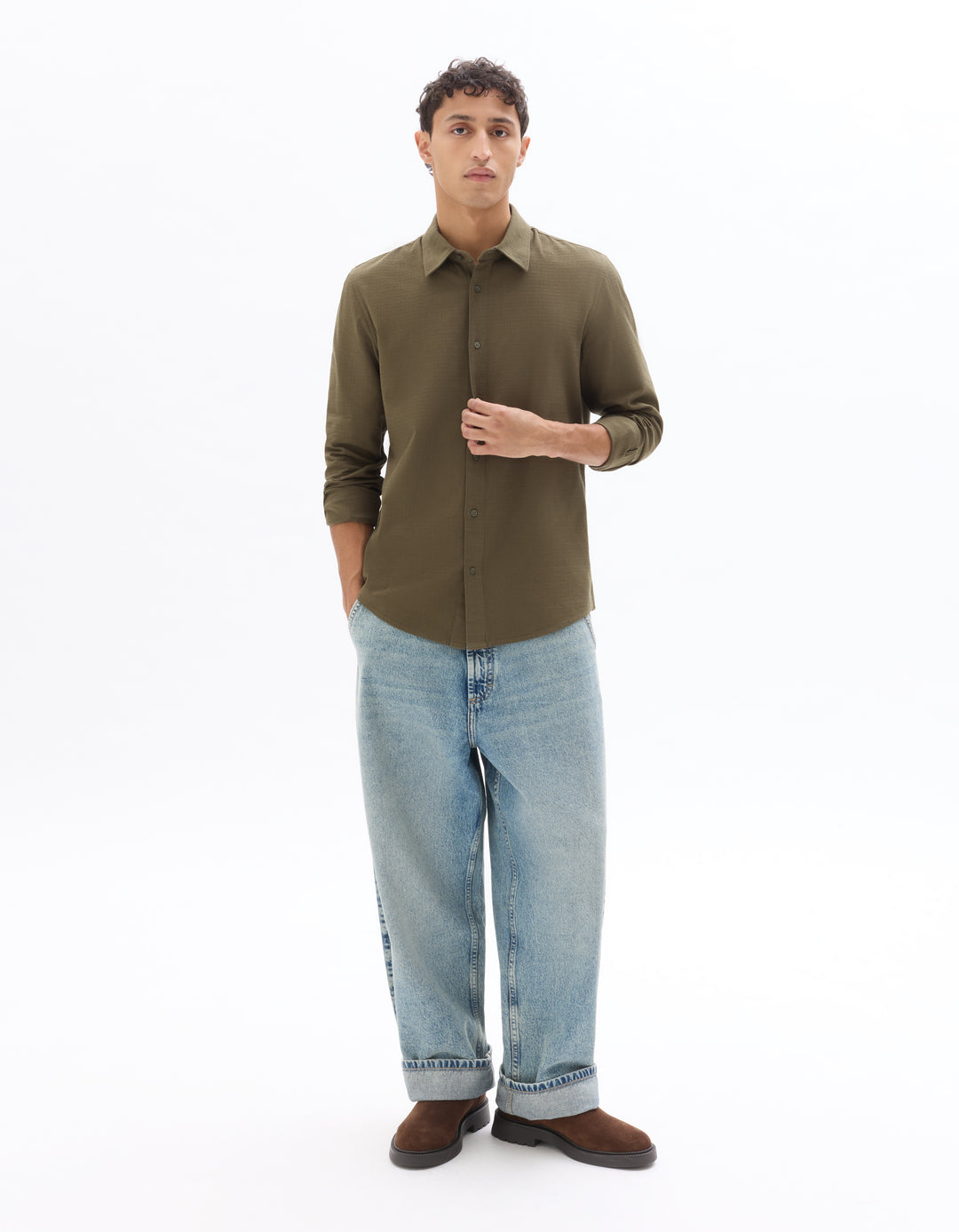 Men - Woven - Shirt - Long sleeves