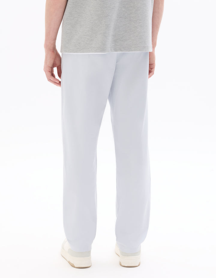 Straight Fit Stretch Cotton Chino Pants - Regular Length