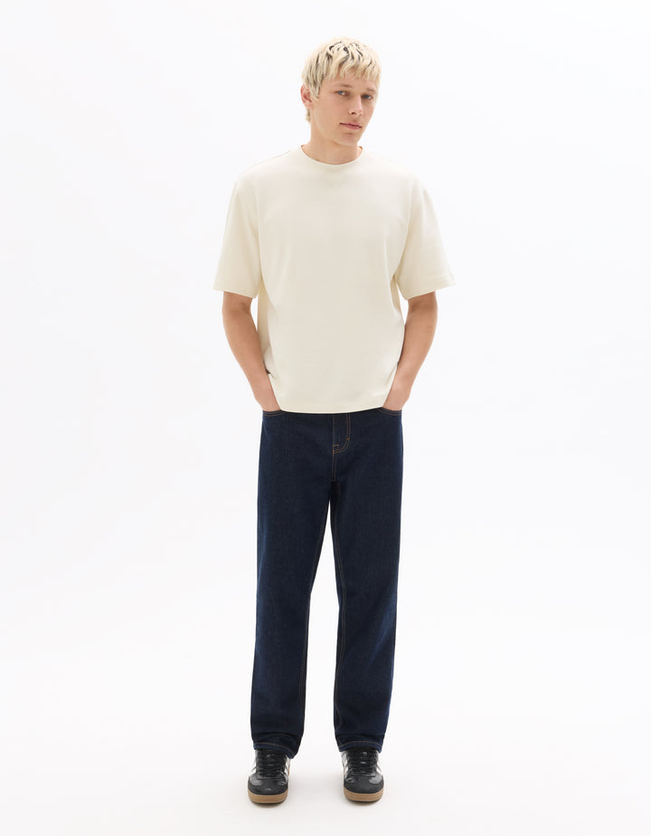 Unisex - Knitted - T-Shirt - Short sleeves - U / V / round neck