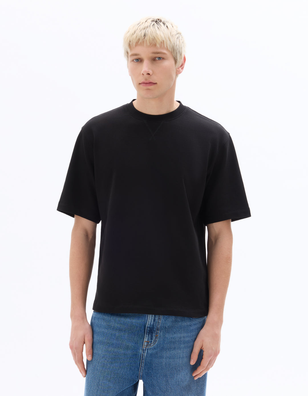 Unisex - Knitted - T-Shirt - Short sleeves - U / V / round neck