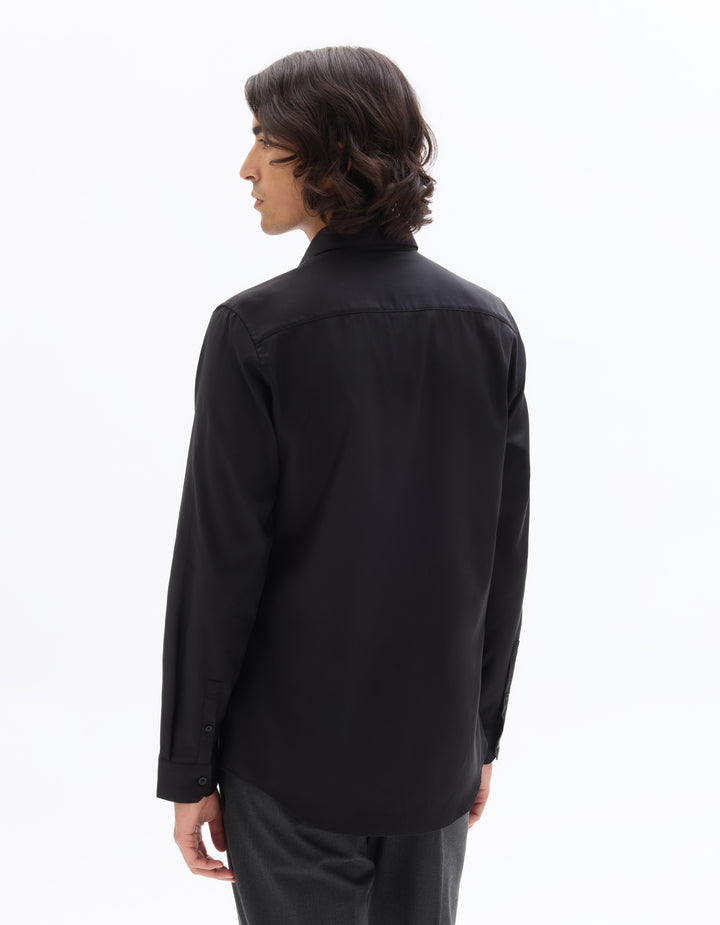 Slim Fit 100% Cotton Twill Shirt