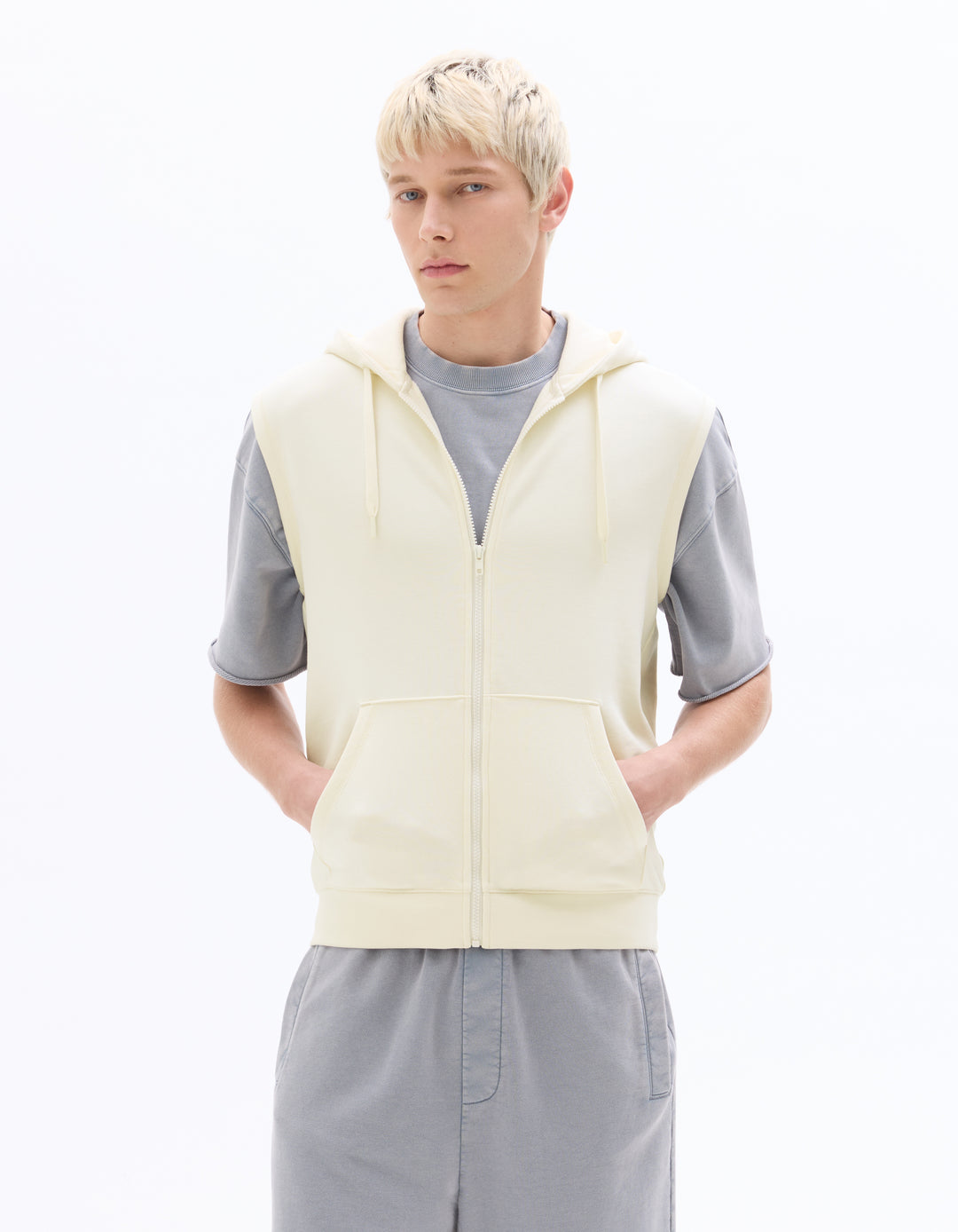 Unisex - Knitted - Sweatshirt - Long sleeves - Fleece fabric