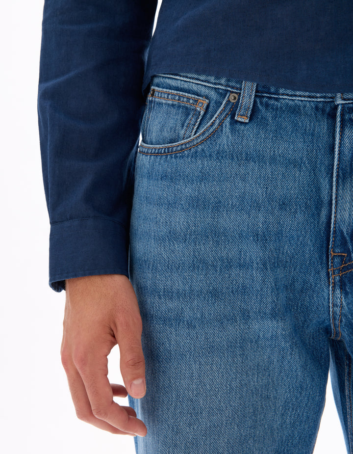 Men - Woven - Pants - denim cotton